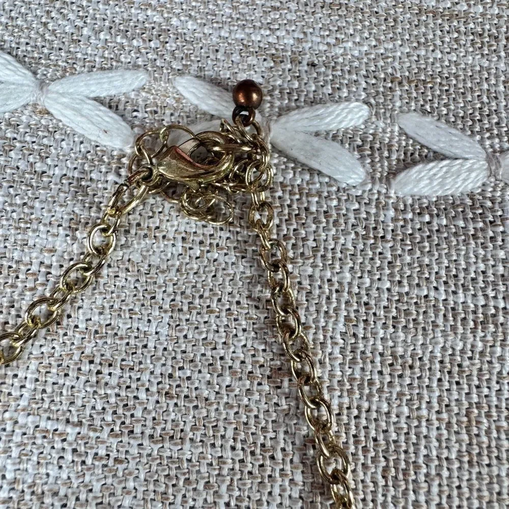 Zara Gold and Silver Floral Gemstone Necklace